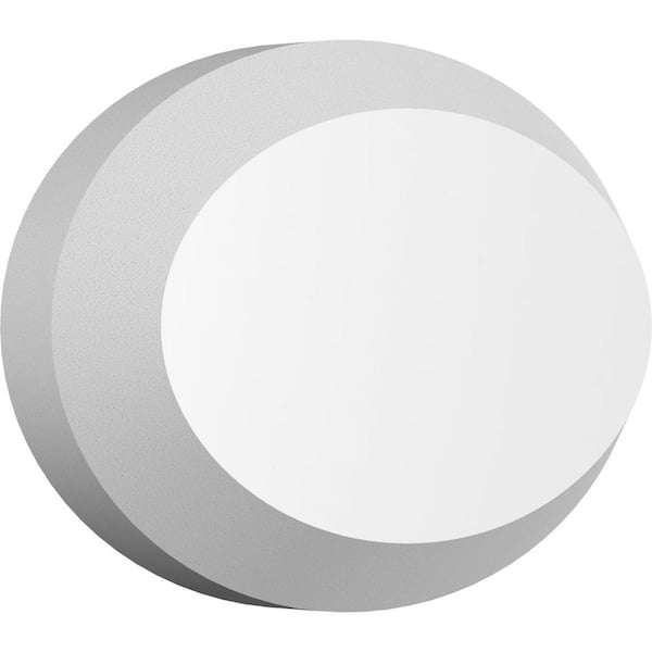 Ekena Millwork 1/2 in. x 3 in. x 2 in. Standard Dalton Rosette with Beveled Edge Moulding