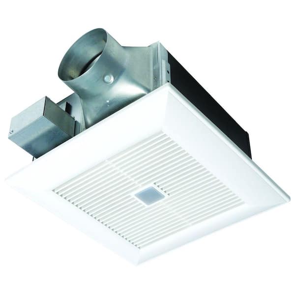 Panasonic Quiet 80 or 110 CFM Ceiling Dual Speed Exhaust Fan with Motion Sensor