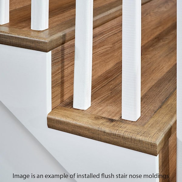 Home Decorators Collection Stony Oak, Laminate Flooring Stair Nose Home Depot