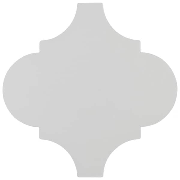 Merola Tile Provenzale Lantern White 8 in. x 8 in. Porcelain Floor and Wall Tile