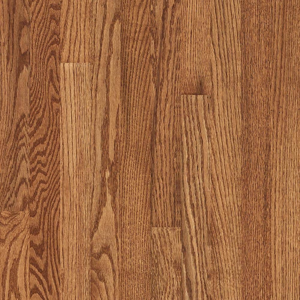 Bruce Plano Low Gloss Gunstock Oak 3/4 in. Thick x 31/4 in. Wide x
