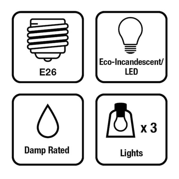 Regan 21 in. 3-Light Matte Black Bathroom Vanity Light with Clear Glass Shades