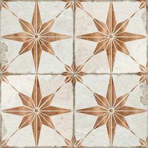 Brown and White R2 12 in. x 12 in. Vinyl Peel and Stick Tile (24 Tiles, 24 sq.ft./pack)