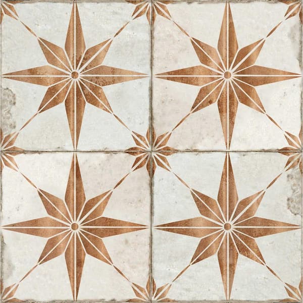MI ALMA Brown and White R2 8 in. x 8 in. Vinyl Peel and Stick Tile (24 Tiles, 10.67 sq.ft./pack)