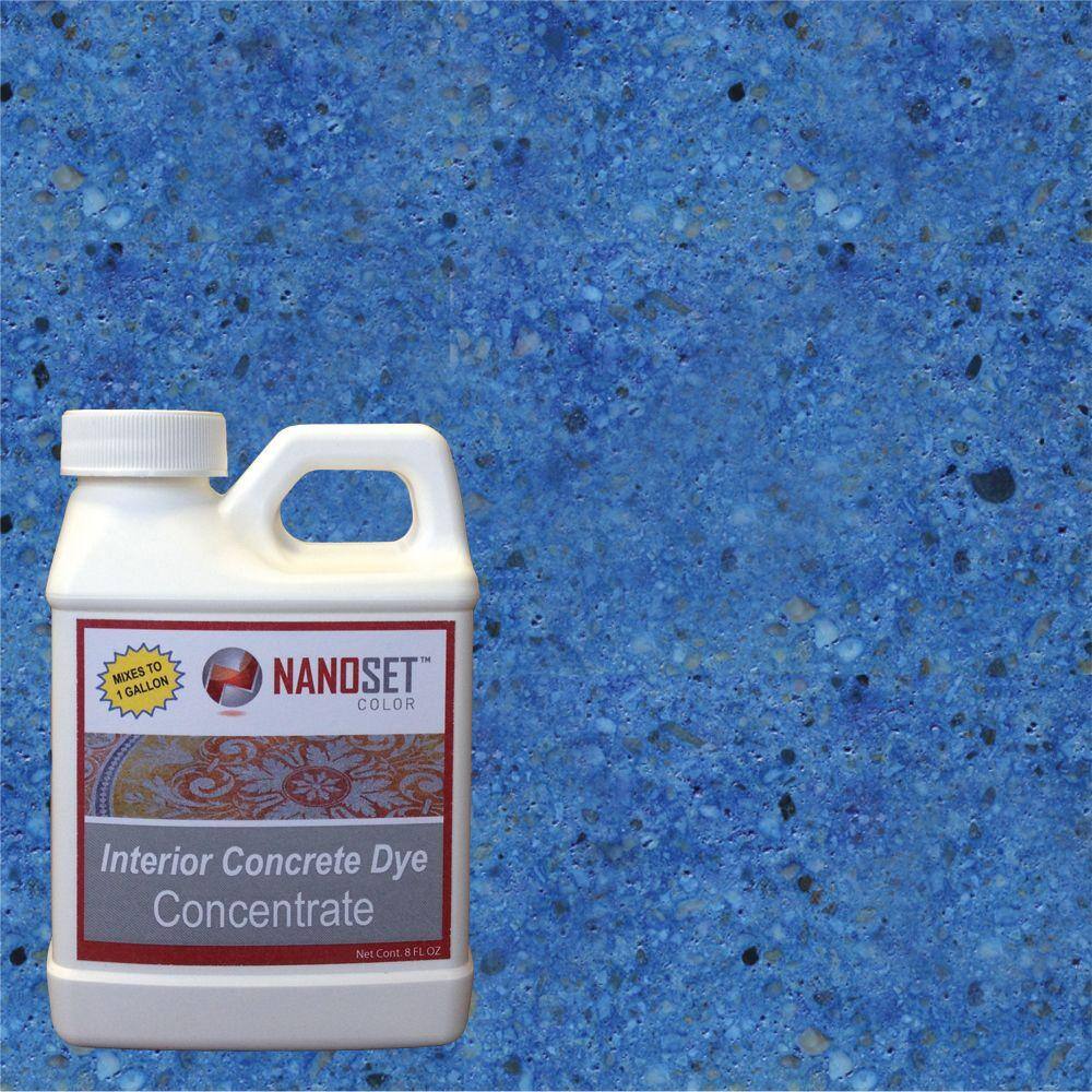 NanoSet Color 8-oz. Sapphire Interior Concrete Dye Stain Concentrate ...