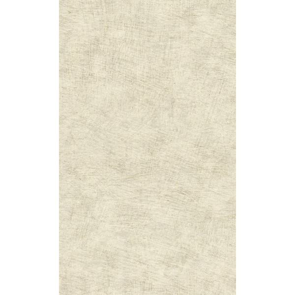 Walls Republic Ivory Cloudy-Like Plain Print Double Roll Non-Woven Non-Pasted Textured Wallpaper 57 Sq. Ft.