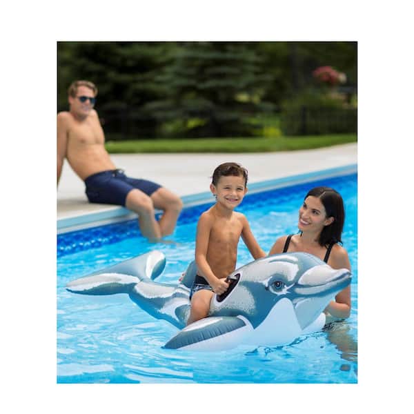 Ocean Blue Spinner The Dolphin Ride-On Inflatable | 950401 | 64689