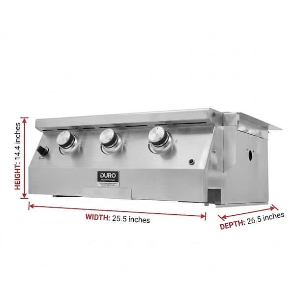 SP sLAB PURE 24-25 S ベースプレートとヒールカップ左右セット NXR 24 in. 2-Burner Drop-In Side Burner Set 740-SB24BILED - The