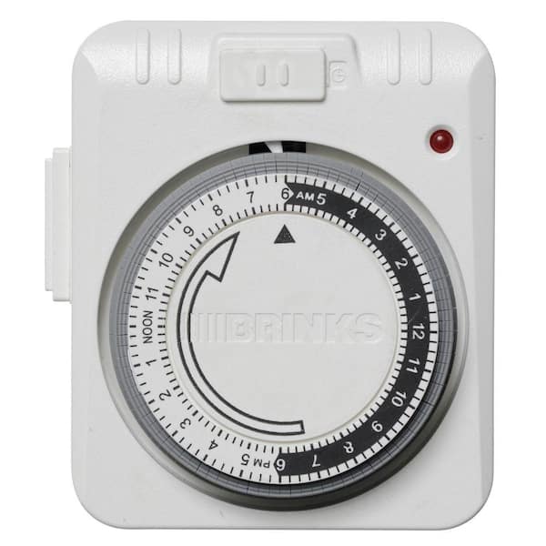 Brinks Mechanical Indoor 12 Event Analog Timer