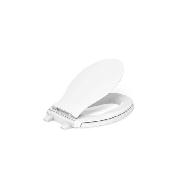 Transitions Elongated Quiet-Close Toilet Seat in White