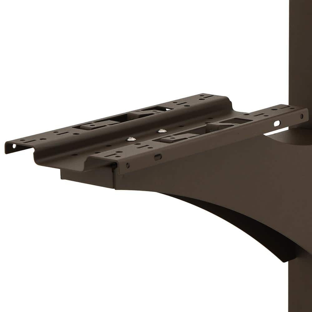 Landover Bronze Aluminum Mailbox Post with Finial