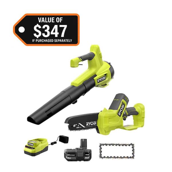 RYOBI ONE+ 18V 100 MPH 350 CFM Cordless Variable Speed Jet Fan