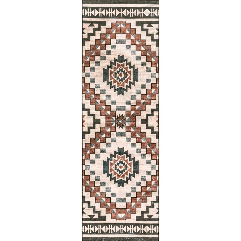 TrafficMaster Embossed Mocha 2 ft. x 5 ft. Door Mat MT1004436US