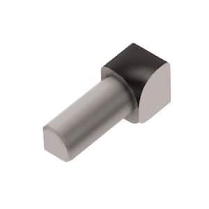 Rondec Black Aluminum 3/8 in. x 1 in. Metal Tile Edge 90-Degree Inside Corner