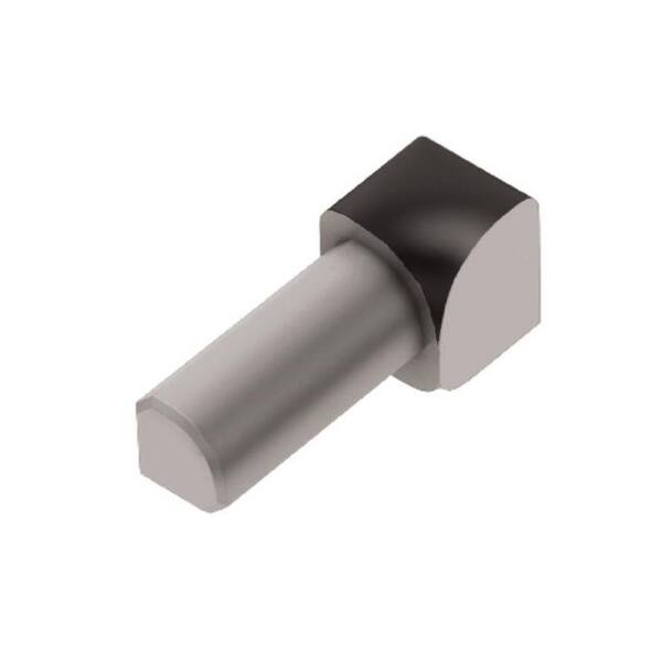 Schluter Rondec Black Aluminum 1/2 in. x 1 in. Metal Tile Edge 90-Degree Inside Corner