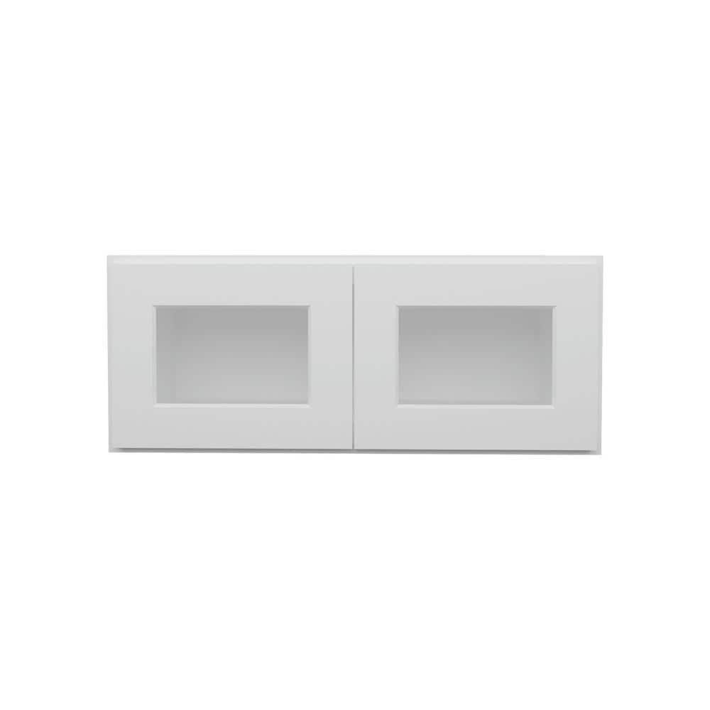 Reviews for HOMLUX 30 in. W x 12 in. D x 12 in. H in Shaker White Ready