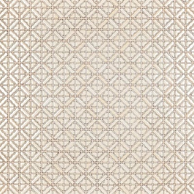 Hudson Tower Beige 12 in. x 12 in. Porcelain Floor and Wall Mosaic Tile (10.1 sq. ft./Case)