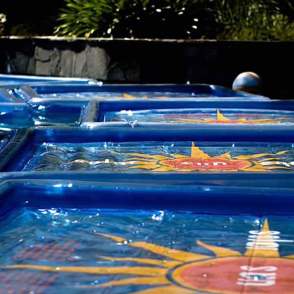 Solar Sun Rings Plain Blue Swimming Pool 3-Pack 