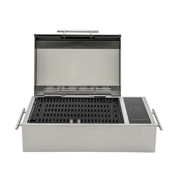 Unbranded Frontier Table-Top 120-Volt Electric Grill in Stainless Steel