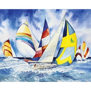 Sailboats Puzzle by Kathleen Parr McKenna