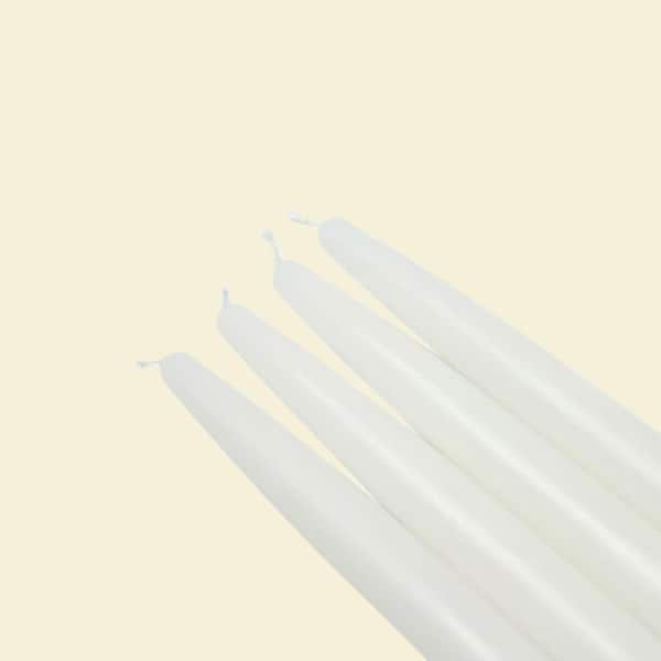 Zest Candle 6 in. White Taper Candles (12-Set)