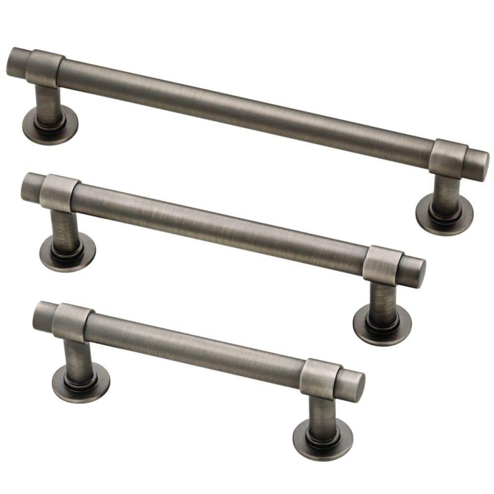Heirloom Silver 5" Brushed Nickel Bar Pull with Mounting Hardware