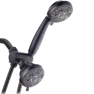 48-spray 4 in. Dual Shower Head and Handheld Shower Head with Body spray in Oil Rubbed Bronze