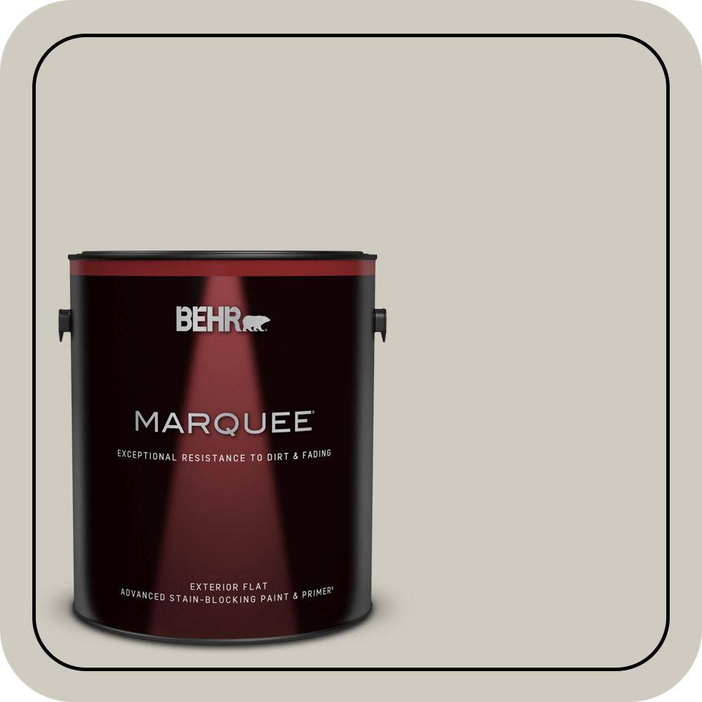 1 gal. Designer Collection #DC-007 Tranquil Gray Flat Exterior Paint & Primer price history on PriceWatchPro
