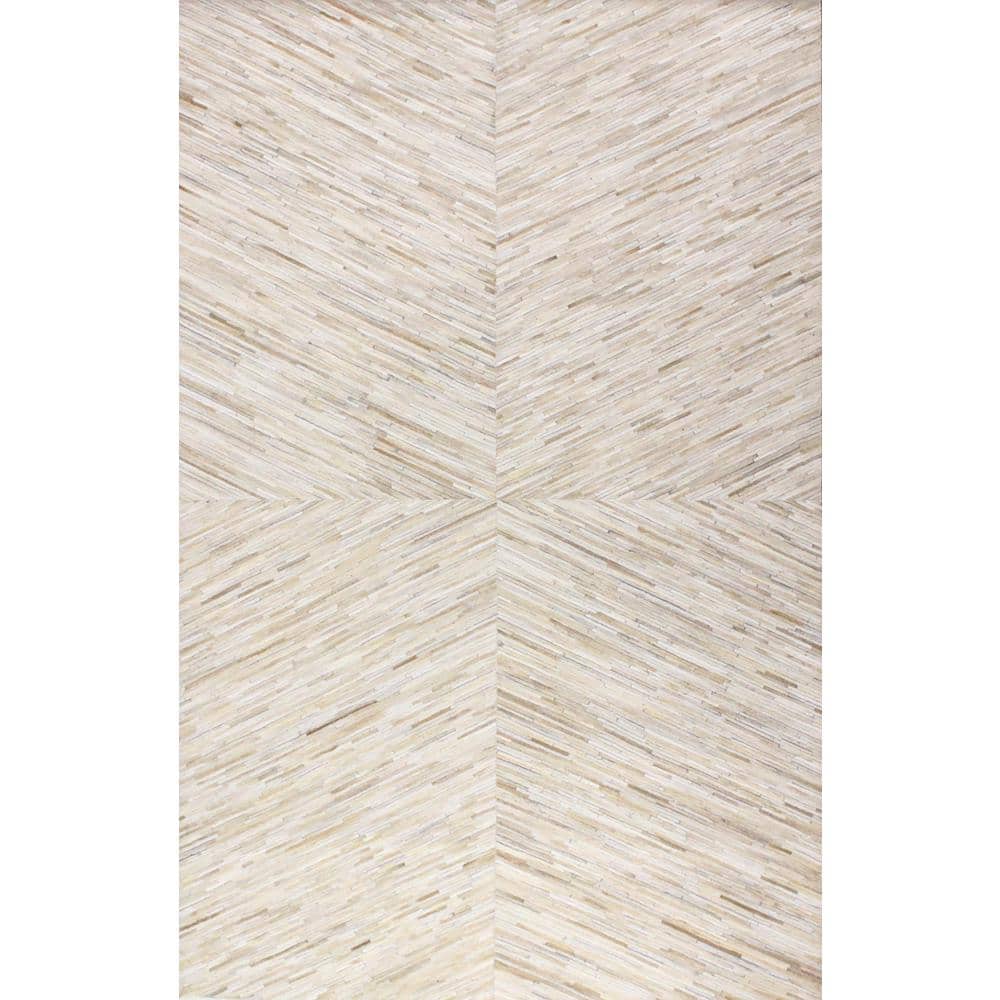 Santa Fe Camel 5 ft. x 8 ft. Geometric Contemporary Area Rug