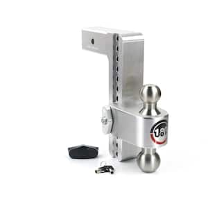 180 HITCH LTB10-2.5 10 in. Drop Hitch, 2.5 in. Receiver 18,500 LBS GTW - Dual Pin Keyed Lock