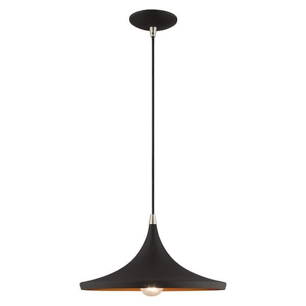 AVIANCE LIGHTING Braxton 1-Light Black Mini Pendant