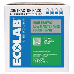 1 Gal. High Traffic Low Maintenance Floor Finish 4-Pack