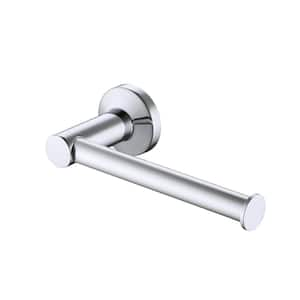 Dorind Wall-Mount Single Post Toilet Paper Holder in Chrome