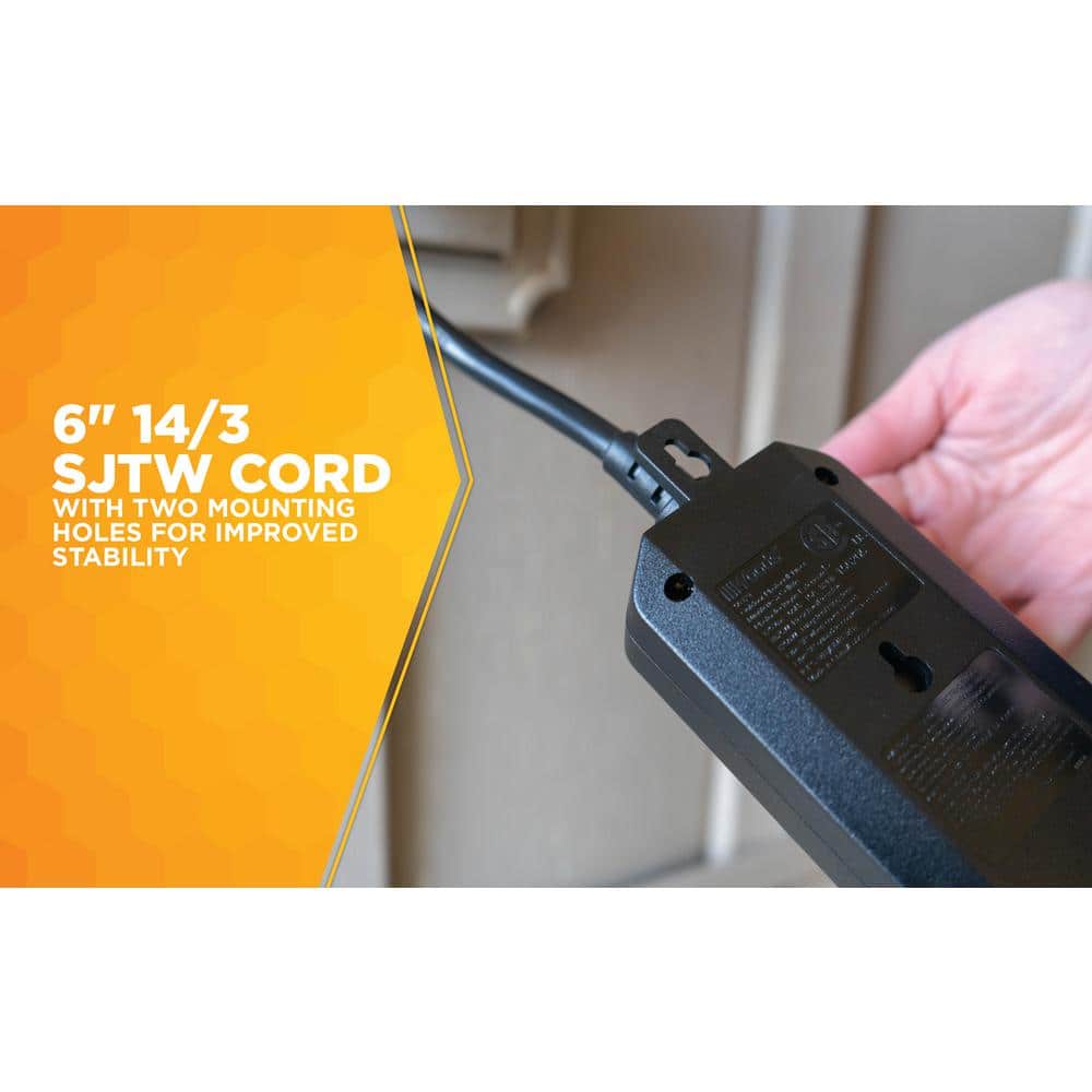 Black and Orange Outdoor Dusk to Dawn Lighting Timer