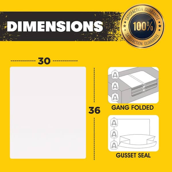 Aluf Plastics Lot De 200 Sacs Poubelle Robustes Pour Slim Jim 1,25