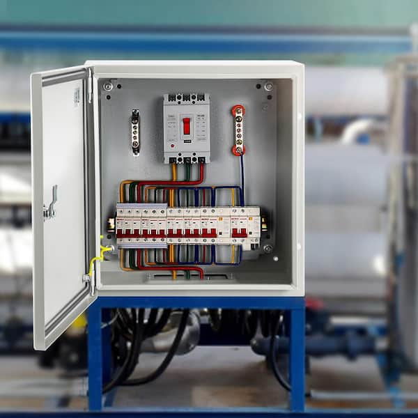 NEMA Metal Case, 8 x 8 x 6 in. NEMA 4X Metal Electric Enclosure, for Both Outdoor and Indoor Electrical Connections