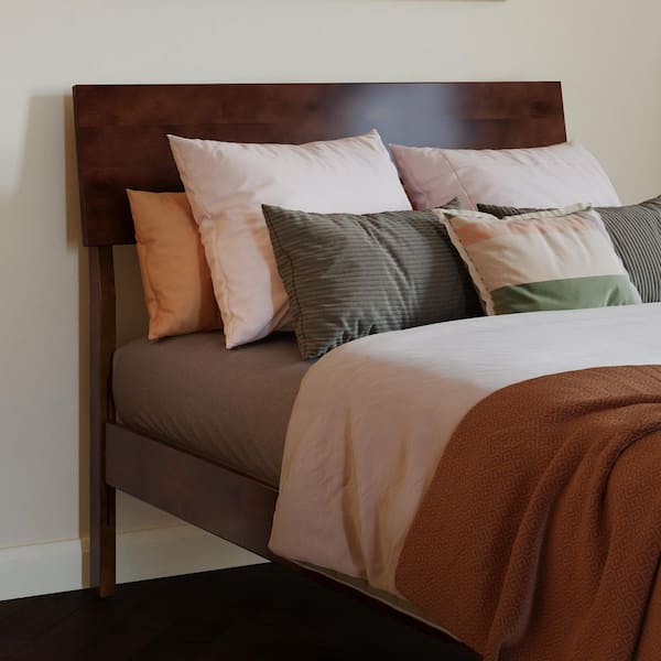 ウエダ アフィーレ プレミアムAPF8040 AFI Bradford Walnut Brown Wood Frame Twin XL Platform Bed with