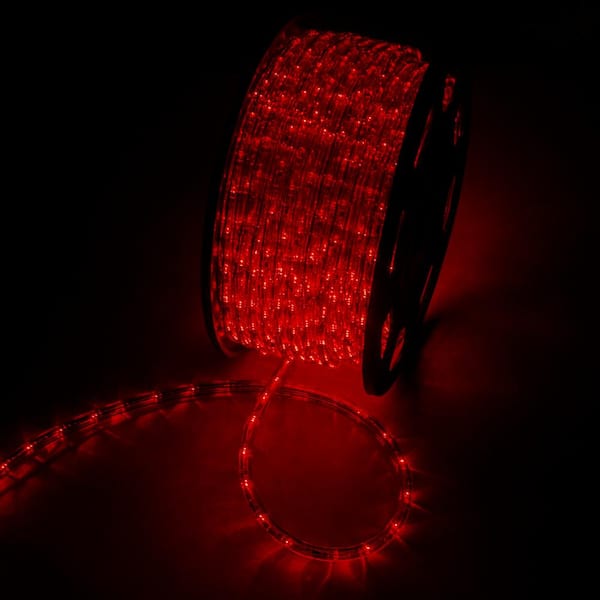 Wonline Outdoor 150 ft. 110-Volt Plug-In Red Color Changing Light LED Rope Light