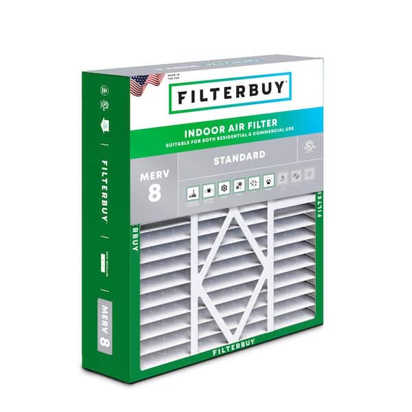19 in. x 20 in. x 5 in. MERV 8 (FPR 5) Dust Defense Pleated HVAC AC Furnace Air Filters for Carrier and More (1-Pack)