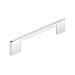 Armadale Collection 5 1/16 in. (128 mm) Chrome Modern Rectangular Cabinet Bar Pull