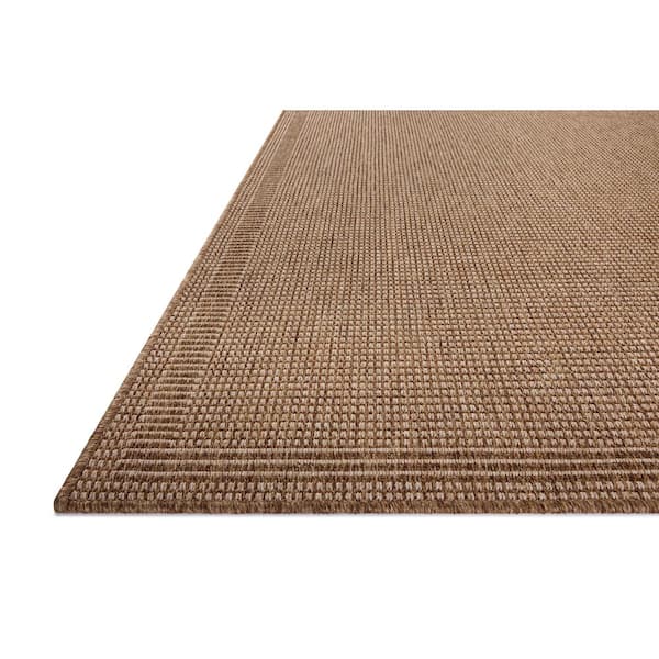 Merrick Natural/Oatmeal 18 in. x 18 in. Sample Indoor/Outdoor Area Rug