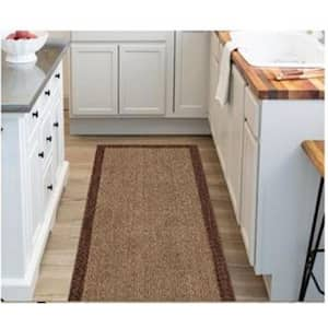 Tanner Pewter 2 ft. x 7 ft. Machine Washable Runner Rug