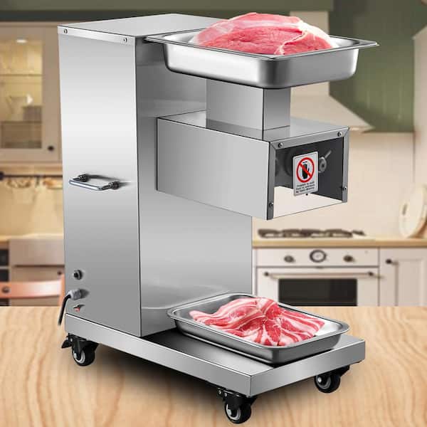 Commercial Meat Cutter Machine 750 Watt Stainless Steel Electric Meat Slicer Meat Slicers for Home Use