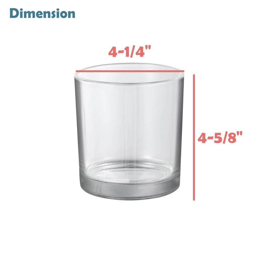 Clear Glass Votive Candle Holders Set of 6