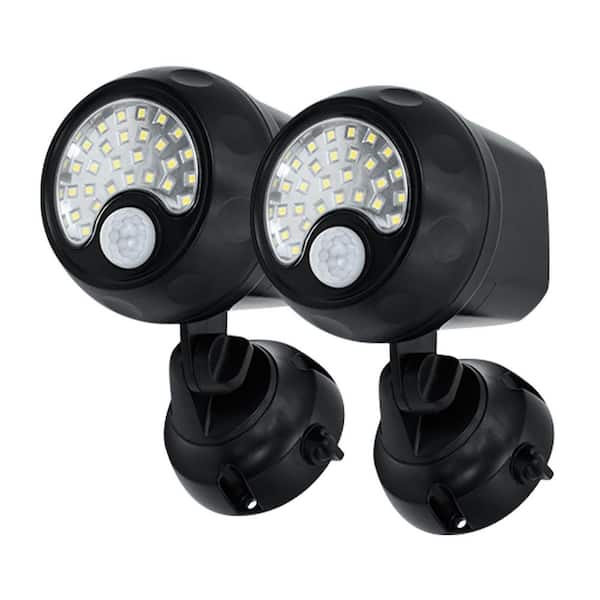 15 Watt Equivalence 450 Lumens 120 Beam Angle Degree Motion Sensing Dusk to Dawn Integrated LED Flood Light 2-pack