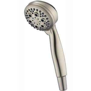 5-Spray Patterns 1.75 GPM 3.4 in. Wall Mount Handheld Shower Head in Stainless