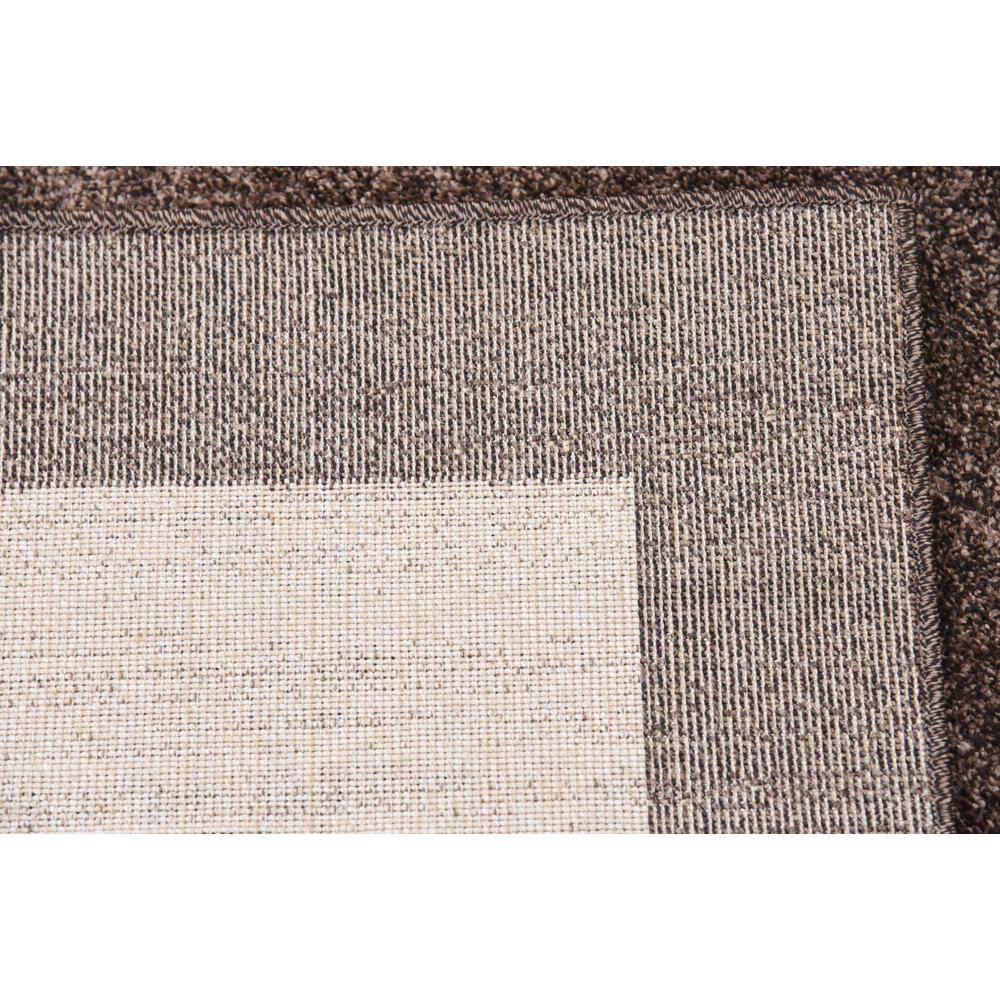 Brown and Ivory Rectangular Tufted Washable Area Rug