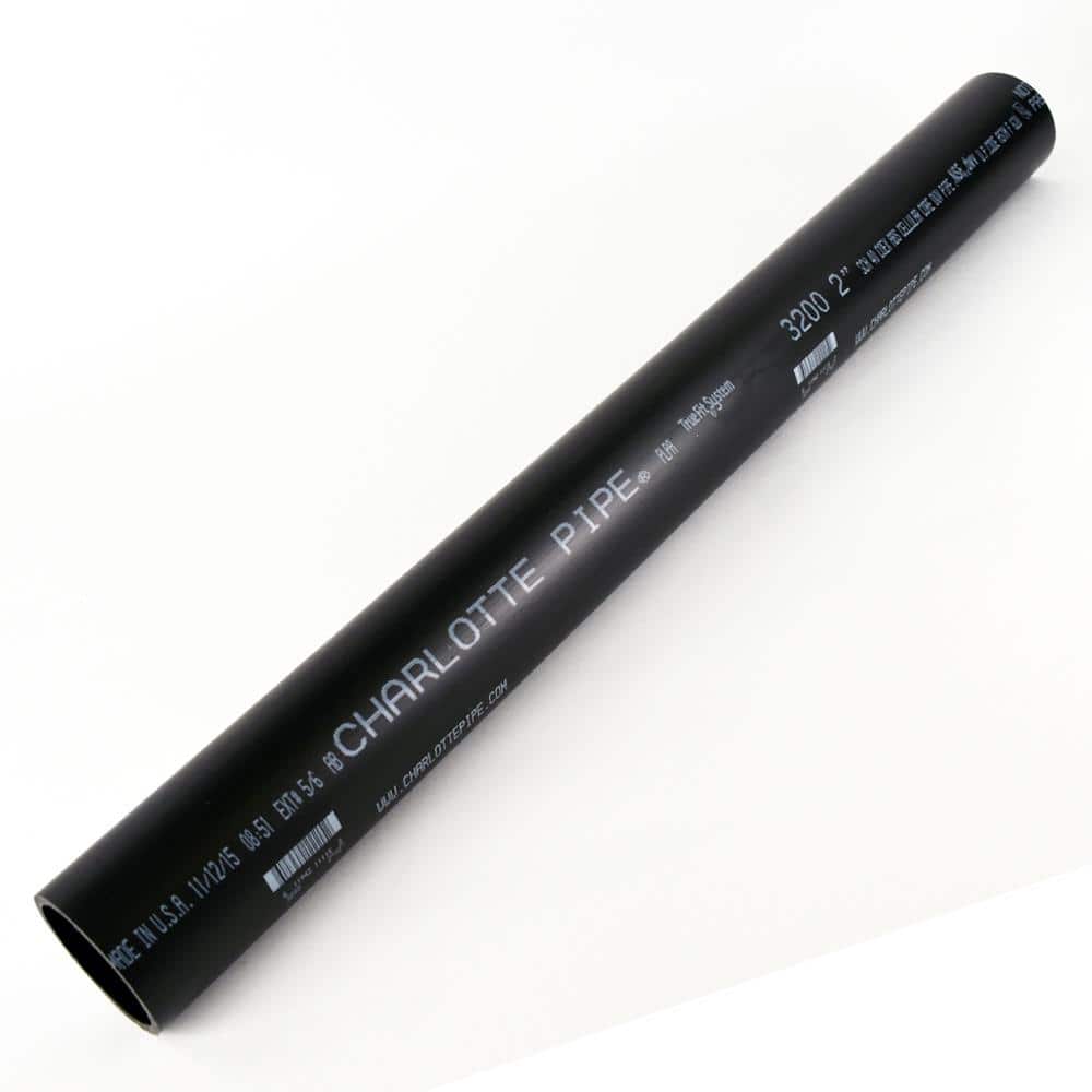 Charlotte Pipe 2 in. x 2 ft. ABS Foam Core Schedule 40 Drain