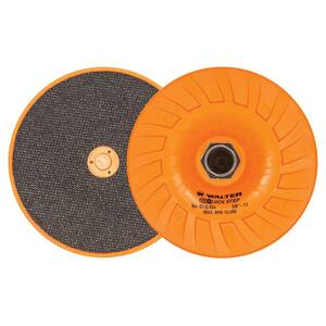 Quick-Step 5 in. x 5/8 in. to 11 in. Velcro Backing Pad with Centering Pin