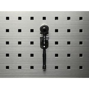 Extended Spring Clip, Hold Range 1/4 in. - 1/2 in. Pegboard Hook for Stainless Steel LocBoard (3-Pack)